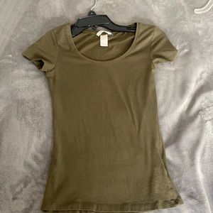 H&M Army Gren Top